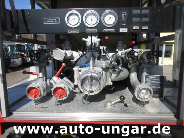 Mercedes - 1224 AF 4x4 Metz LF16 Feuerwehr Doka 9-Sitzer Sperren