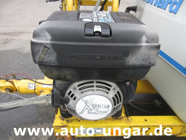 Blanchard - Anhänger Wasserfass mit Hatz 1B40 & 1B20 Diesel + Pumpe