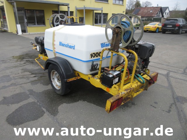 Blanchard - Anhänger Wasserfass mit Hatz 1B40 & 1B20 Diesel + Pumpe