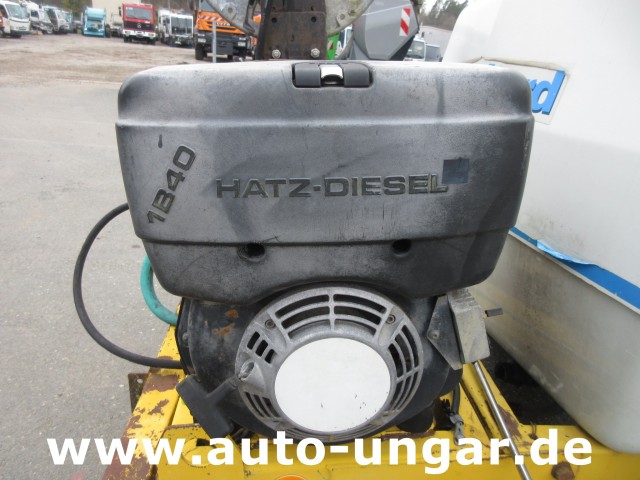 Blanchard - Anhänger Wasserfass mit Hatz 1B40 & 1B20 Diesel + Pumpe
