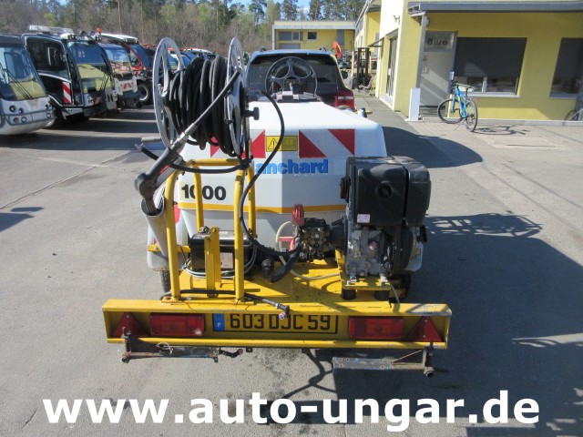 Blanchard - Bewässerung 1.000l  Anhänger Wasserfass mit Hatz 1B40 & 1B30 Diesel + Pumpe