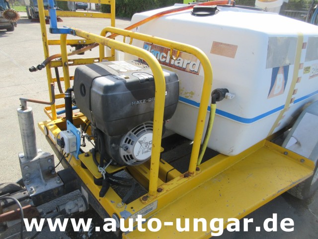 Blanchard - Gießanhänger mit Sprühbalken Bewässerung mit Hatz 2x Diesel Motor