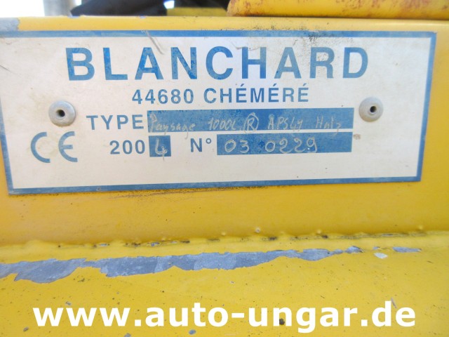 Blanchard - Gießanhänger mit Sprühbalken Bewässerung mit Hatz 2x Diesel Motor