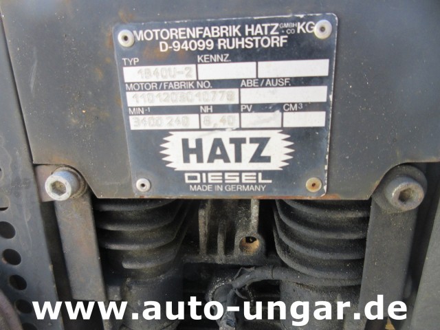 Blanchard - Gießanhänger mit Sprühbalken Bewässerung mit Hatz 2x Diesel Motor