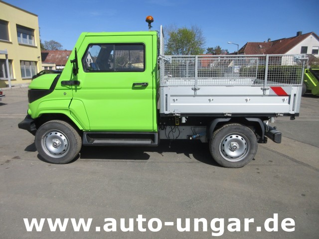 EVUM Motors - ACAR Elektrofahrzeug 4x4 Kipper Allrad full electric zero emission