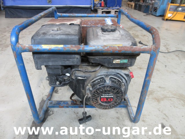 Geko - 4500 ED-A HHBA Notstromaggregat 3.kVA 2x 230V - 1x 400V Honda GX240