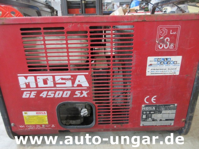 MOSA - GE 4500 SX Notstromaggregat 12V - 230V 4kVA Honda Benzinmotor