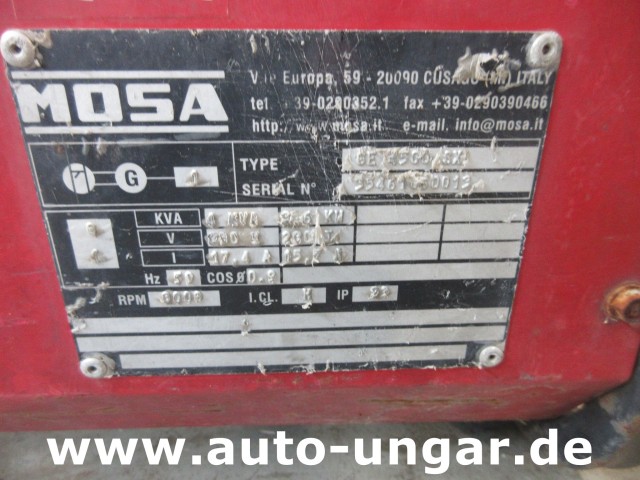MOSA - GE 4500 SX Notstromaggregat 12V - 230V 4kVA Honda Benzinmotor