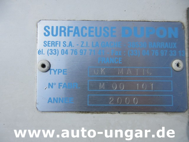 Dupon - OKAY 3000 Gas OK Matic Ice Resurfacer Eismaschine Iceresurfacer ripascitore di ghiaccio