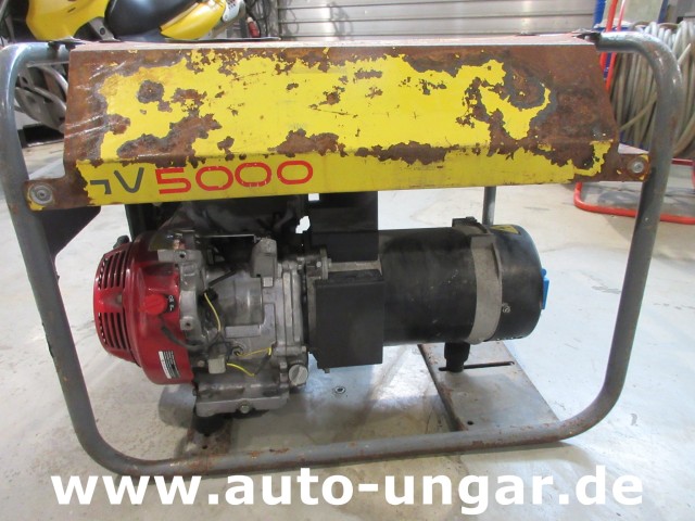 Wacker Neuson - Neuson Generator GV 5000 Stromerzeuger Notstromaggregat 2x230V 18.8A 9PS