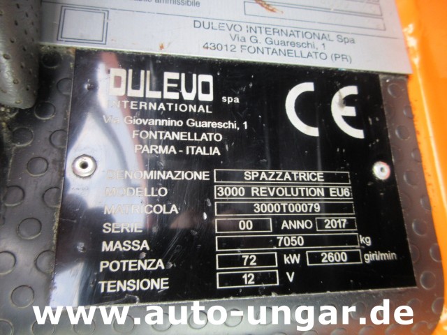 Dulevo - 3000T Revolution EU6 Spazzatrice Kehrmaschine Streetsweeper Balayeuse