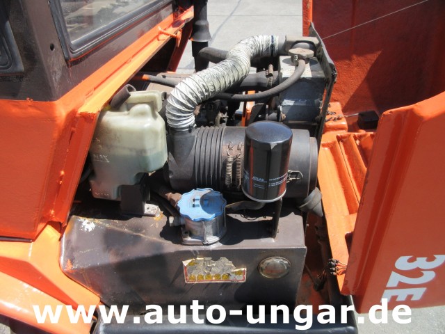 Atlas - 32E 2 Radlader Hoflader Knickbagger Schaufel + Palettengabel 2.425kg
