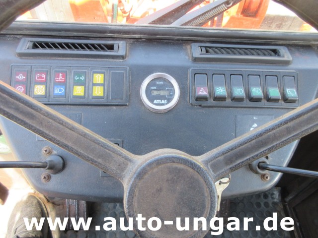 Atlas - 32E 2 Radlader Hoflader Knickbagger Schaufel + Palettengabel 2.425kg
