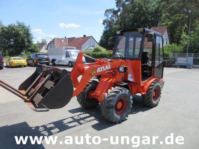 Atlas - 32E 2 Radlader Hoflader Knickbagger Schaufel + Palettengabel 2.425kg