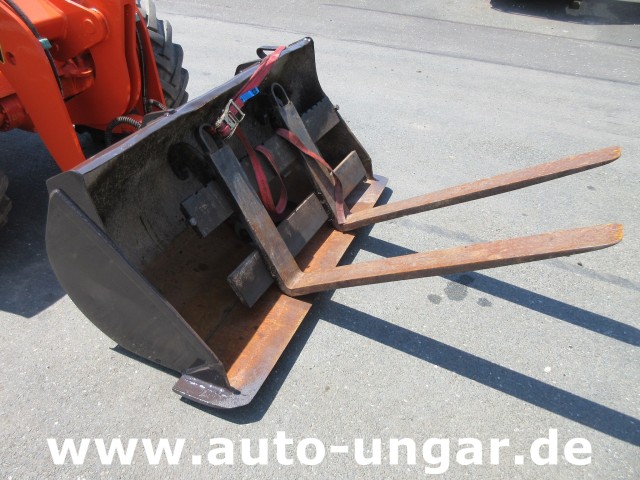 Atlas - 32E 2 Radlader Hoflader Knickbagger Schaufel + Palettengabel 2.425kg