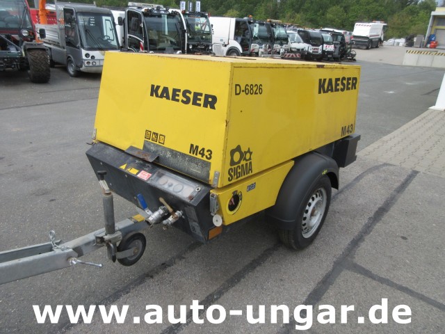 Kaeser - M43 7 bar Kompressor mit Kubota Diesel 1.052 Stunden