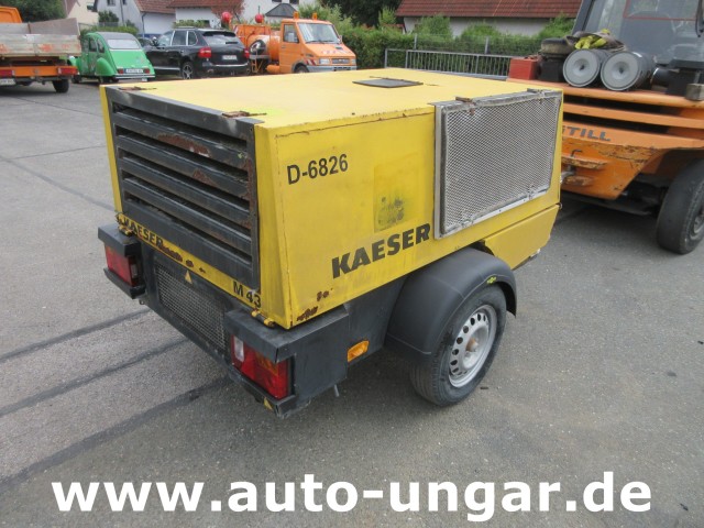 Kaeser - M43 7 bar Kompressor mit Kubota Diesel 1.052 Stunden
