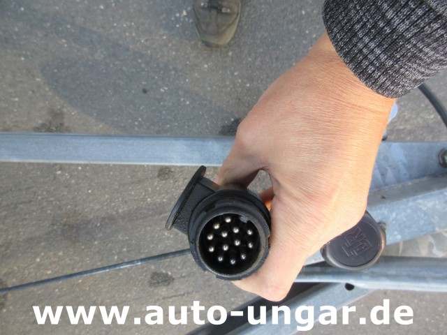 Temared - Tema Anhänger 1.000kg Tieflader Plane gebremst 100kmh Trailer
