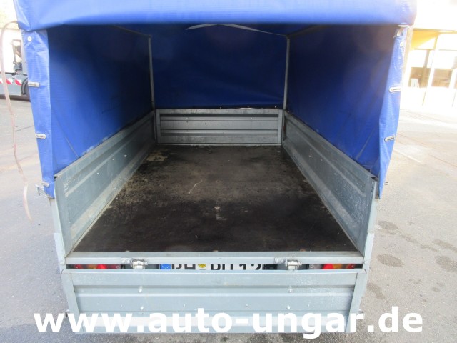 Temared - Tema Anhänger 1.000kg Tieflader Plane gebremst 100kmh Trailer