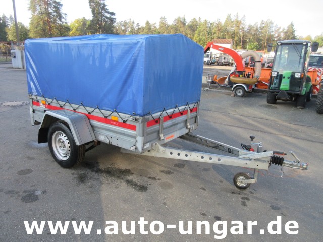 Temared - Tema Anhänger 1.000kg Tieflader Plane gebremst 100kmh Trailer