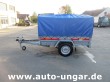 Temared - Tema Anhänger 1.000kg Tieflader Plane gebremst 100kmh Trailer