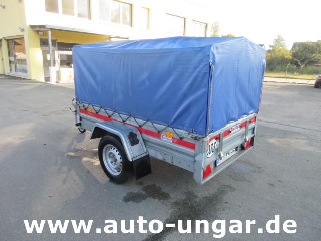 Temared - Tema Anhänger 1.000kg Tieflader Plane gebremst 100kmh Trailer
