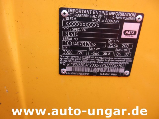 Dücker - HM200 Tandemachse Holzhacker Hatz Diesel Häcksler Chipper Holzhäcksler