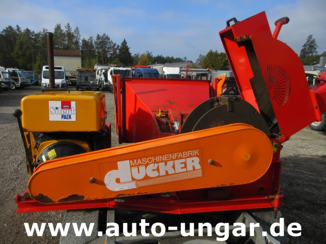 Dücker - HM200 Tandemachse Holzhacker Hatz Diesel Häcksler Chipper Holzhäcksler