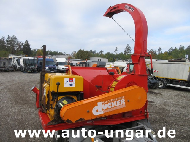 Dücker - HM200 Tandemachse Holzhacker Hatz Diesel Häcksler Chipper Holzhäcksler